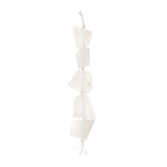 White Large Quartz Nugget Beads by Bead Landing™